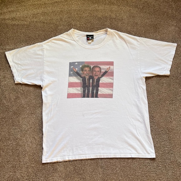 American Vintage Other - VTG ‘04 George W Bush & John Kerry White Tee